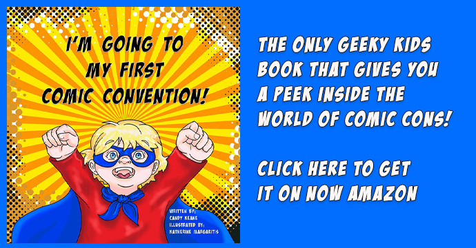 Geeky Kids book I'm going to my first comic con